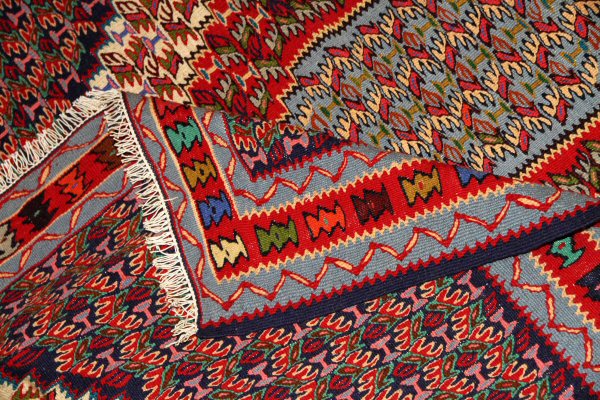 セネのキリムカーペットセンターラグ139000,サイズ:153x126cm(フサ含まず)