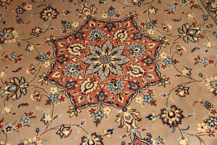 特別注文のカシャーン産地リビングイラン製19973、サイズ:300x197cm(フサ含まず)