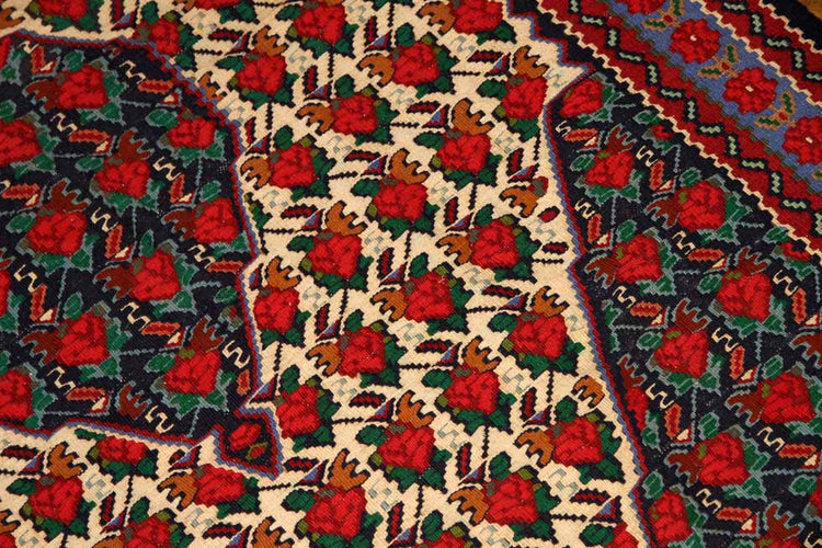セネのコルデスタンキリムのセンターラグ1490001,サイズ:165x113cm(フサ含まず)