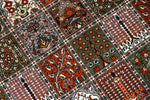 センターラグのペルシャ絨毯ヘシティー模様、イラン直輸入49079、サイズ：148x99ｃｍ（フサ含まず）
