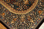 高級手織りペルシャ絨毯クムシルク48047　、工房：NASIIRI、サイズ：117x78、