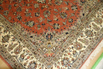 イラン輸入手織りペルシャ絨毯カシャン産地55371、サイズ：300x195ｃｍ（フサ含まず)