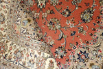 イラン輸入手織りペルシャ絨毯カシャン産地55371、サイズ：300x195ｃｍ（フサ含まず)