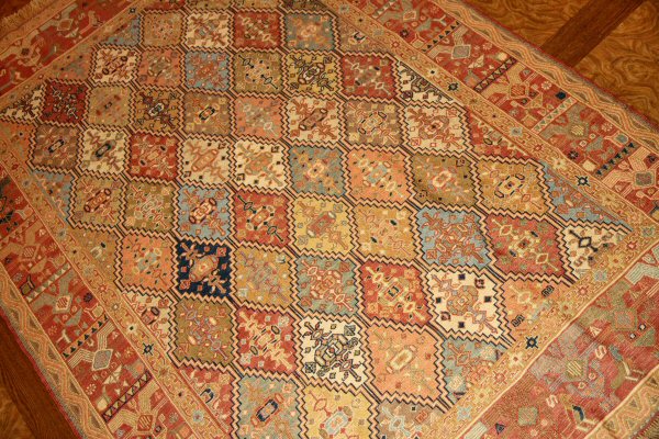 キリムセレクト、特別キリム、民族キリムの高級絨毯キリムラグ35875,サイズ：194x138ｃｍ（フサ含まず）