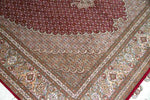 タブリーズ手織りペルシャ絨毯マヒデザイン23037、サイズ：318x200ｃｍ（フサ含まず、