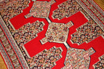 赤いキリムのセネ高級品質センターラグ146000,サイズ：153x125ｃｍ（フサ含まず）