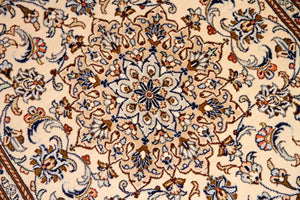 ペルシャ絨毯カシャーンシルク47032、サイズ：90x58、工房：FALLAH