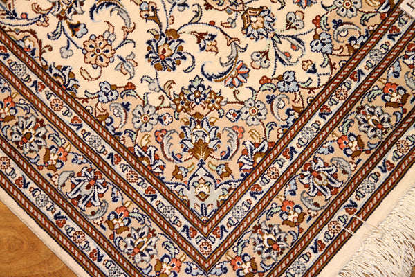 ペルシャ絨毯カシャーンシルク47032、サイズ：90x58、工房：FALLAH