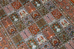 センターラグのペルシャ絨毯ヘシティー模様、イラン直輸入49079、サイズ：148x99ｃｍ（フサ含まず）
