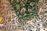 ペルシャじゅうたんナインリビング19992,グリーン絨毯ペルシャ、サイズ：300x202 CM
