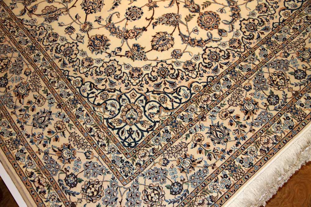 高品質のナインハビビヤン工房40006,高級ペルシャじゅうたん、サイズ：300x200 CM