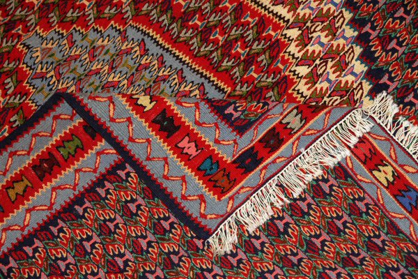 セネのキリムカーペットセンターラグ139000,サイズ：153x126ｃｍ（フサ含まず）
