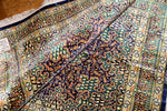 激安センターラグクムシルク手織りペルシャカーペット47071、サイズ：155x103 CM（フサ含まず）