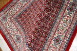 手織りペルシャ絨毯イラン製ムード産地センターラグサイズ188698、サイズ：145x100 CM (フサを含まず)