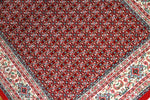 手織りペルシャ絨毯イラン製ムード産地センターラグサイズ188698、サイズ：145x100 CM (フサを含まず)