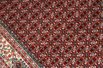 手織りペルシャ絨毯イラン製ムード産地センターラグサイズ188698、サイズ：145x100 CM (フサを含まず)