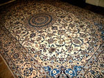 ペルシャ絨毯手織りイラン輸入カーペット35257、サイズ：248x152 CM