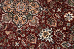 センターラグの機械織りウールペルシャカーペット1440001,サイズ：150x100 CM