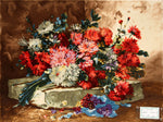 花絨毯ペルシャ絨毯フラワーデザイン50108、じゅうたんの花、花のジュウタン,サイズ：76x58 CM