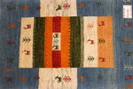 イラン直輸入コルデスタンギャッベ非常に珍しい高品質ギャッベ192101、サイズ：92ｘ61ｃｍ（フサ含まず）