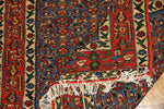手織り高級キリムのセネ産地センターラグ124000,サイズ：155x117ｃｍ（フサ含まず）