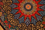 ペルシャ絨毯のクムシルクとても高品質マット57009,サイズ：122x76 CM