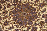 Isfahan persian carpetイスファハンラグ50138、サイズ：174x108ｃｍ（フサ含まず）