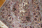 Isfahan persian carpetイスファハンラグ50138、サイズ：174x108ｃｍ（フサ含まず）