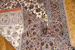 Isfahan persian carpetイスファハンラグ50138、サイズ：174x108ｃｍ（フサ含まず）