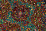 トップクラス手織りシルクペルシャ絨毯有名工房センターラグ60019、サイズ：153x103 CM (フサ含まず)