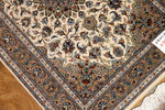 カシャーンシルク伝統的なペルシャ絨毯色彩57002、サイズ： 89x60ｃｍ