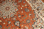 カシャーン産地の手織りペルシャ絨毯18946、サイズ：227x140ｃｍ（フサ含まず)
