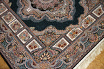 イラン製機械織りリビングカーペット正方形990083J,サイズ：200x200ｃｍ（フサを含まず）