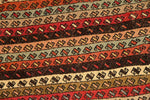 高級シルジャンキリム草木染めイラン輸入29290,サイズ：208x141ｃｍ（フサ含まず）