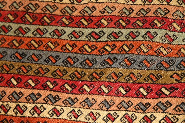 高級シルジャンキリム草木染めイラン輸入29290,サイズ：208x141ｃｍ（フサ含まず）