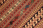 高級シルジャンキリム草木染めラグサイズ34582,サイズ：190x130ｃｍ（フサ含まず）