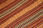 シンプルキリムのカラート産地手織りウール4437,サイズ：205x148ｃｍ（フサ含まず）