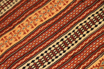 シンプルキリムのカラート産地手織りウール4437,サイズ：205x148ｃｍ（フサ含まず）