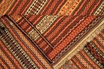 シンプルキリムのカラート産地手織りウール4437,サイズ：205x148ｃｍ（フサ含まず）
