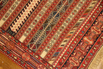 高級シルジャンイランインポートキリムラグ34580,サイズ：210x122ｃｍ（フサ含まず）