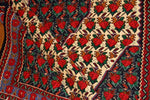 セネのコルデスタンキリムのセンターラグ1490001,サイズ：165x113ｃｍ（フサ含まず）