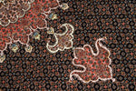 シックなペルシャじゅうたんタブリーズマヒ255412、サイズ：200x157ｃｍ（フサ含まず）