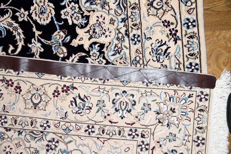 ペルシャ絨毯ナイン、おしゃれなセンターラグ34435、サイズ：201x156 CM