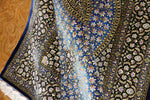 高級手織りペルシャ絨毯センターラグ、クムシルク60052　サイズ：150x102 CM
