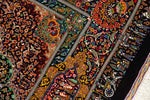 ジャムシディー有名工房センターラグ、手織りペルシャ絨毯60025,サイズ：160x101 CM (フサ含まず）