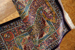 ジャムシディー有名工房センターラグ、手織りペルシャ絨毯60025,サイズ：160x101 CM (フサ含まず）