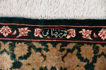 ペルシャ絨毯クム産地玄関マット31039, イラン高級ペルシャ絨毯シルクサイズ：120x80 CM