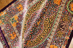 最高級手織りセンターラグ、クムシルクのペルシャ絨毯60022,サイズ：146x100 CM (フサ含まず））