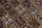 イラン製ペルシャ絨毯手織りセンターラグクムウールA167000、サイズ：150x104CM (フサを含まず)