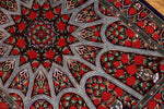 珍しいデザインの玄関マットシルクペルシャ絨毯56042、工房：RAHIMI、サイズ： 91x60 CM